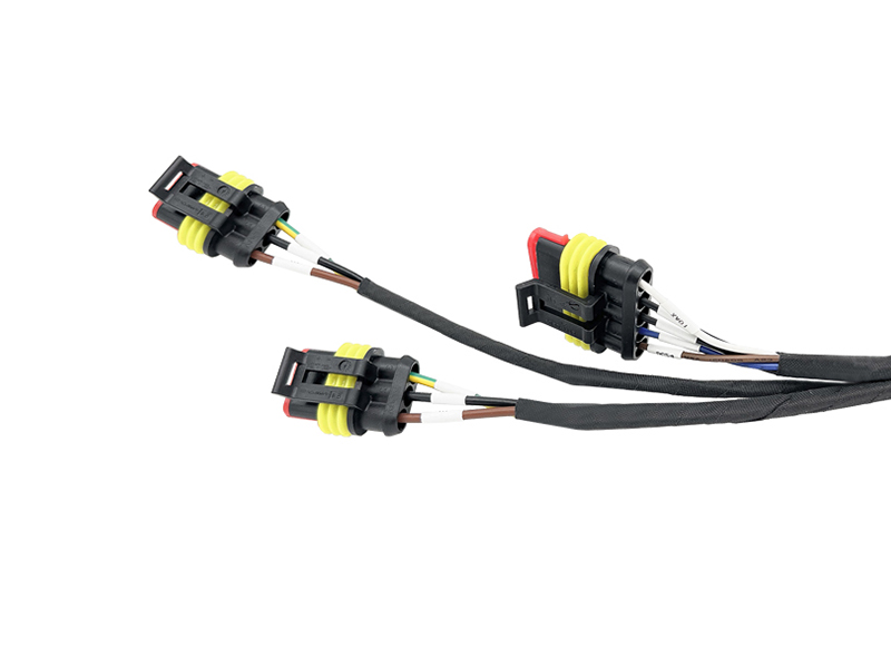 AMP SUPERSEAL AUTOMOTIVE SYSTEM HARNESS CONNECTOR CABLE ASSEMBLES
